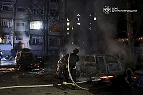 Russia Strikes Dnipro As Ukrainian Officials Seek Security Pledges In Paris