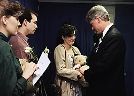 Former President Bill Clinton Returns To Oklahoma City 30 Years After Bombing