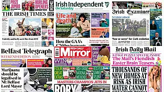 What The Papers Say: Saturday's Front Pages