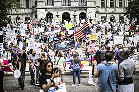 Anti-Trump Protesters Rally Across The Us