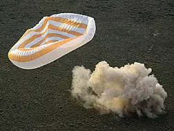 Soyuz Capsule Returns To Earth From International Space Station