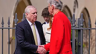 Britain's King Charles Joined By Andrew At Easter Sunday Service