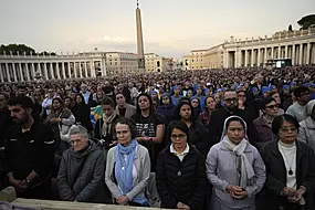 Vatican Holds First Public Commemoration Following Death Of Pope Francis