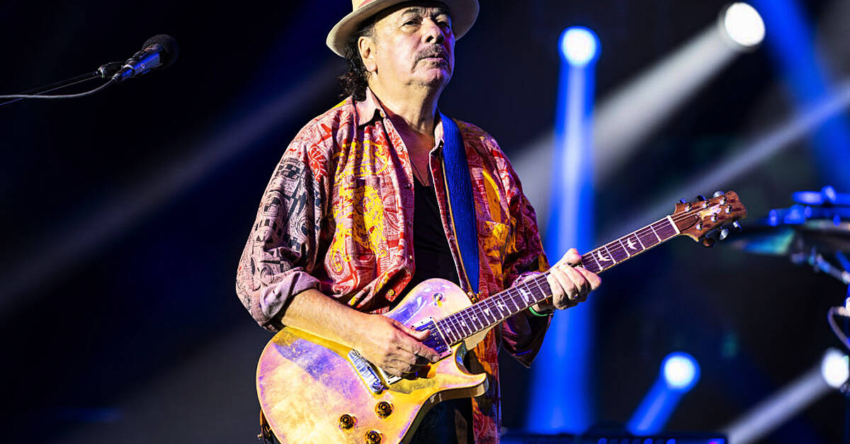 Carlos Santana has postponed a second Texas concert after testing
