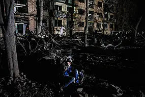 Zelensky Cuts Short South African Trip After Russian Strike On Kyiv Kills Nine