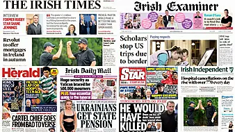 What The Papers Say: Friday's Front Pages