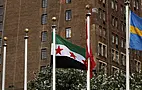 Syria’s Foreign Minister Raises Country’s New Flag At Un Headquarters