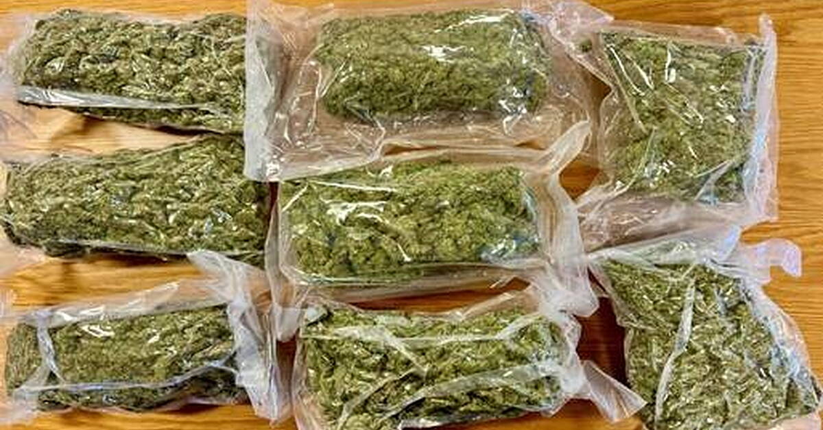 Man (40s) and woman (50s) arrested after seizure of cannabis worth €224k