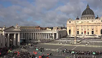 Crowds Gathering For Funeral Of Popular Pontiff Pope Francis