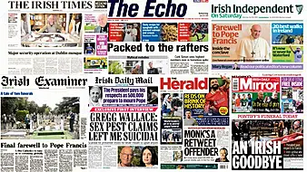 What The Papers Say: Saturday's Front Pages