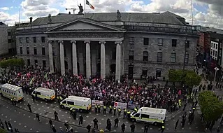 'God Bless Ireland': Conor Mcgregor Attends Anti-Immigration Protest In Dublin City Centre