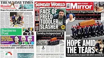 What The Papers Say: Sunday's Front Pages