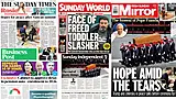 What The Papers Say: Sunday's Front Pages