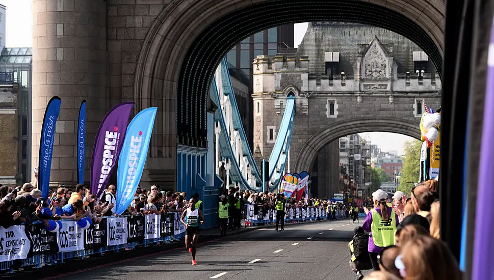 Tens Of Thousands Set Off On London Marathon