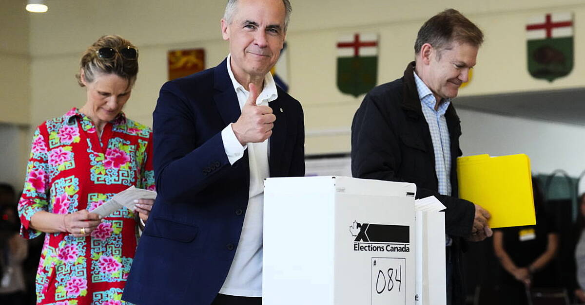 Prime minister Mark Carney’s Liberal Party was projected to win