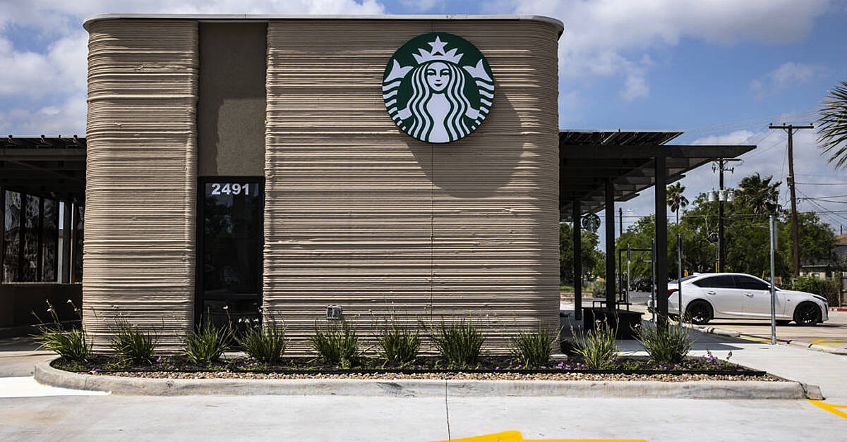 Starbucks отваря първия си 3D отпечатан магазин в САЩ Гигантът на