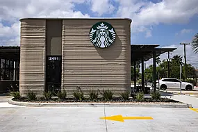 Starbucks’ New Texas Drive-Thru Is Coffee Giant’s First 3D-Printed Store In Us