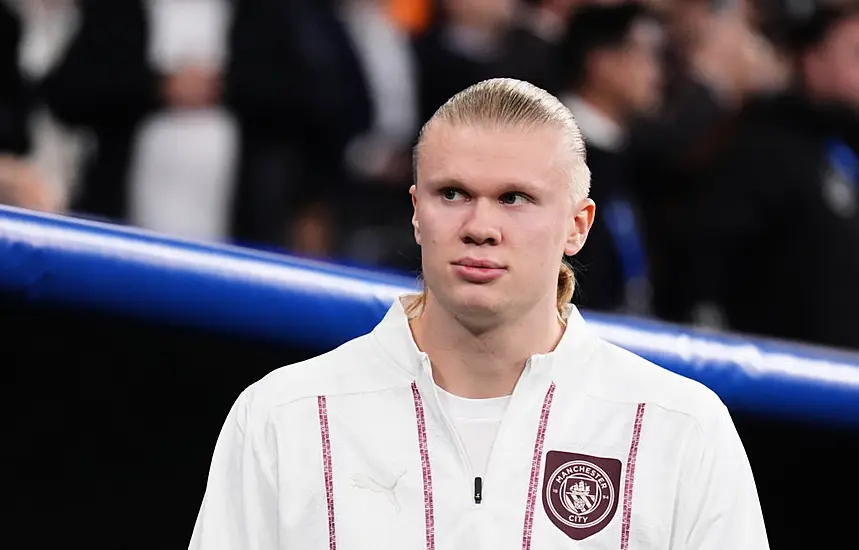Manchester City Striker Erling Haaland Back In Training After Injury