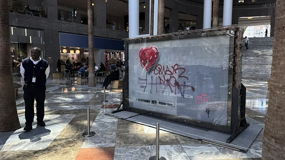 Banksy’s Broken Heart Painting Defaced On A Brooklyn Wall Is Up For Sale