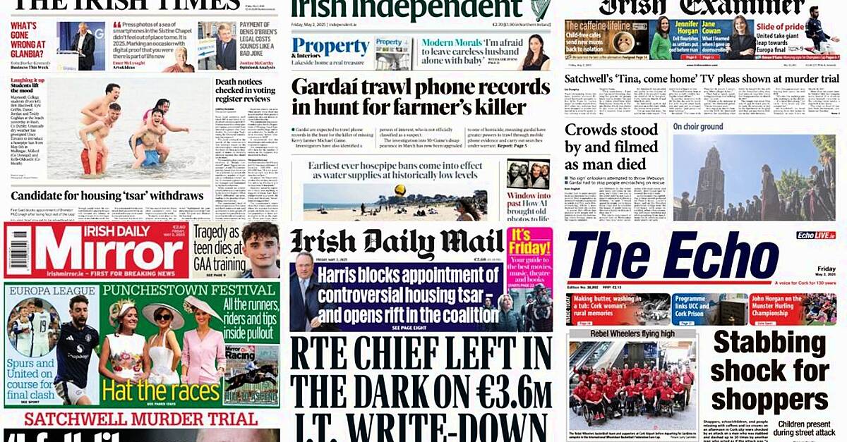 What the papers say: Friday`s front pages
