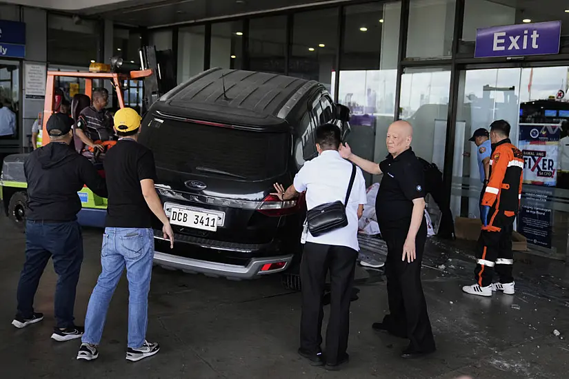 Young Girl Among Two Killed As Vehicle Crashes Into Entrance At Manila Airport