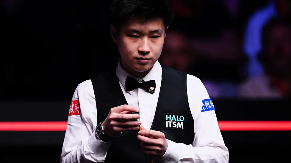 Zhao Xintong Opens Up 7-1 Lead Over Mark Williams In World Championship Final