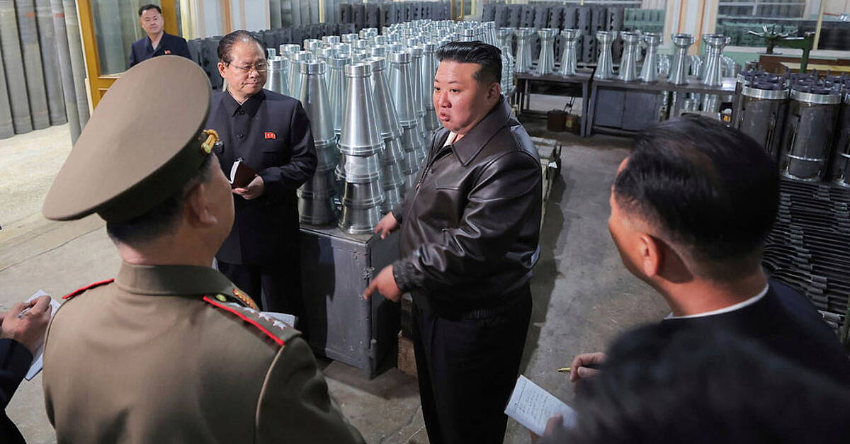 Kim Jong Un calls for increased artillery shell production