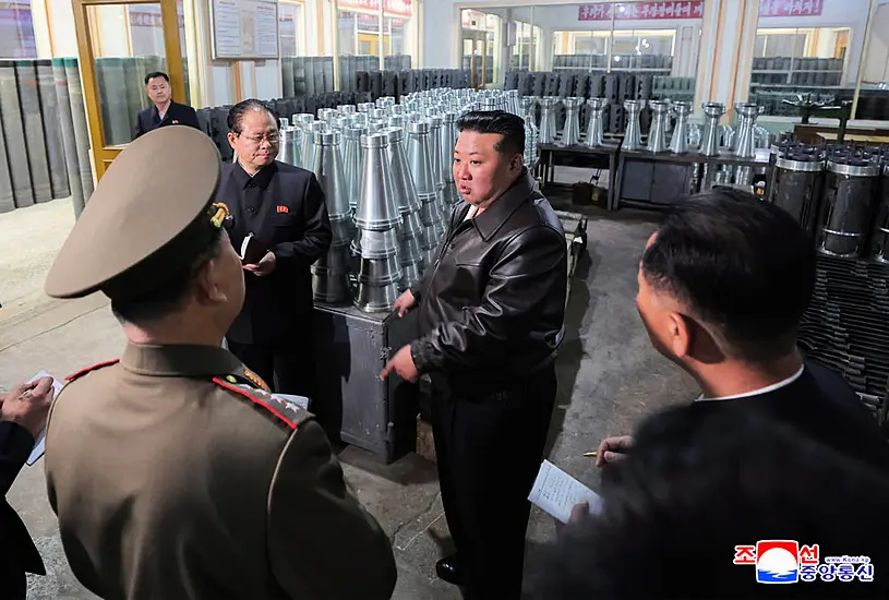 Kim Jong Un Calls For Increased Artillery Shell Production