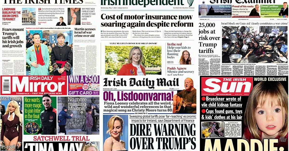 What the papers say: Wednesday`s front pages