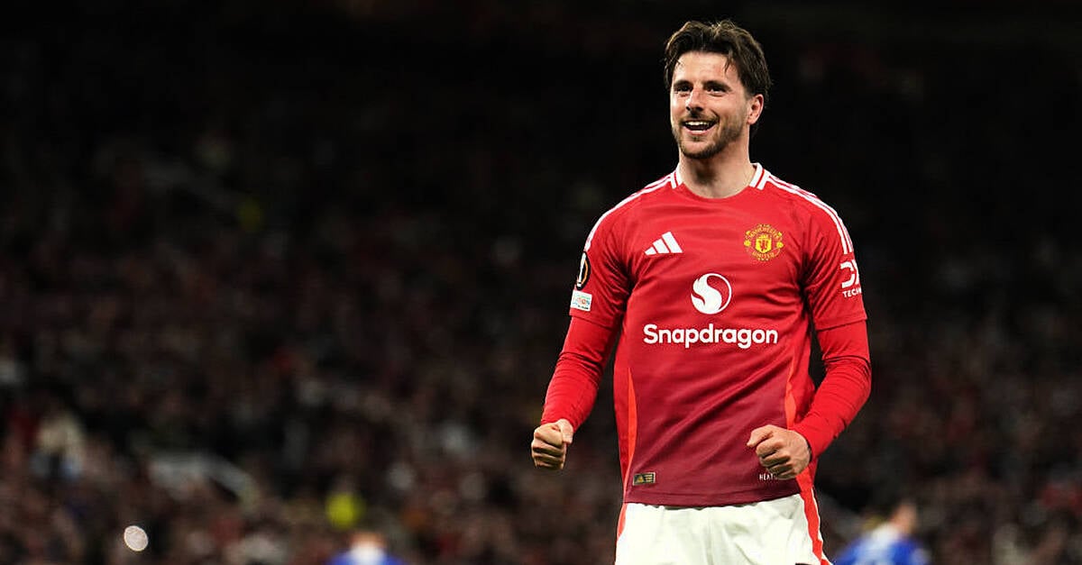 Мейсън Маунт води завръщането, когато Man United March във финала на Europa League 