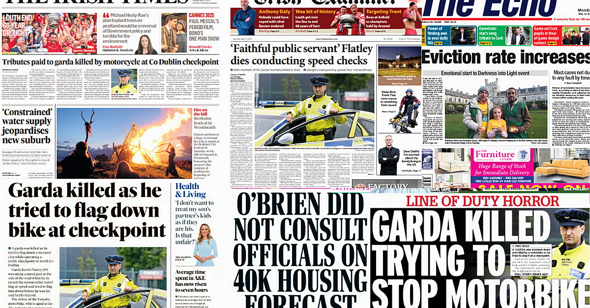 What the papers say: Monday`s front pages