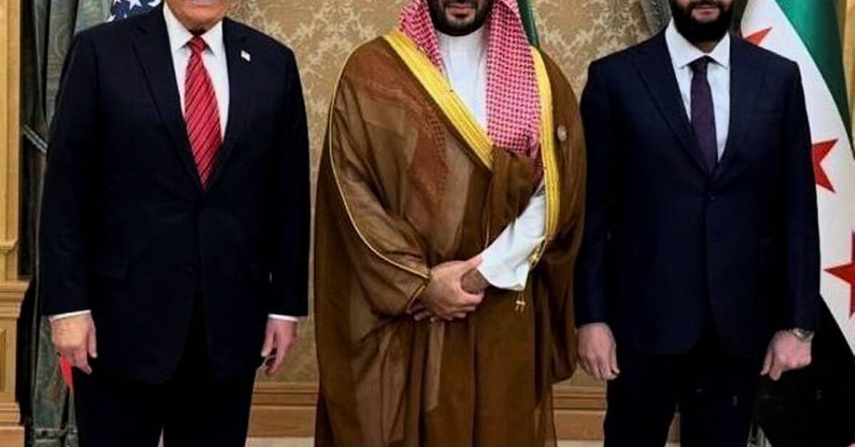 Trump meets Syria’s former-insurgent-turned-leader in Saudi Arabia