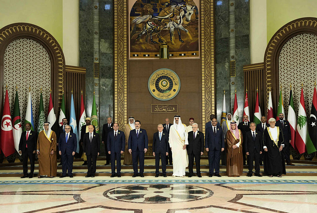 Arab leaders promise to work on Gaza reconstruction and press for ceasefire