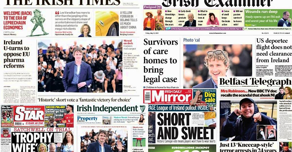 What the papers say: Friday`s front pages