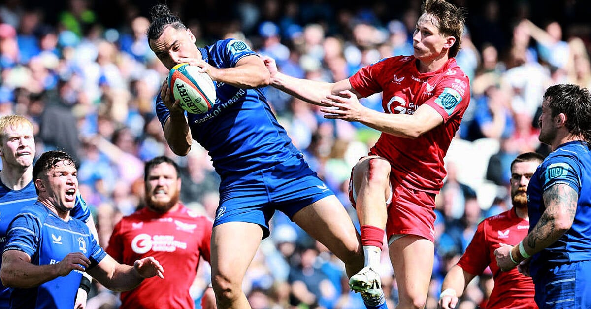 Off-colour Leinster advance into URC semi-finals with win over Scarlets