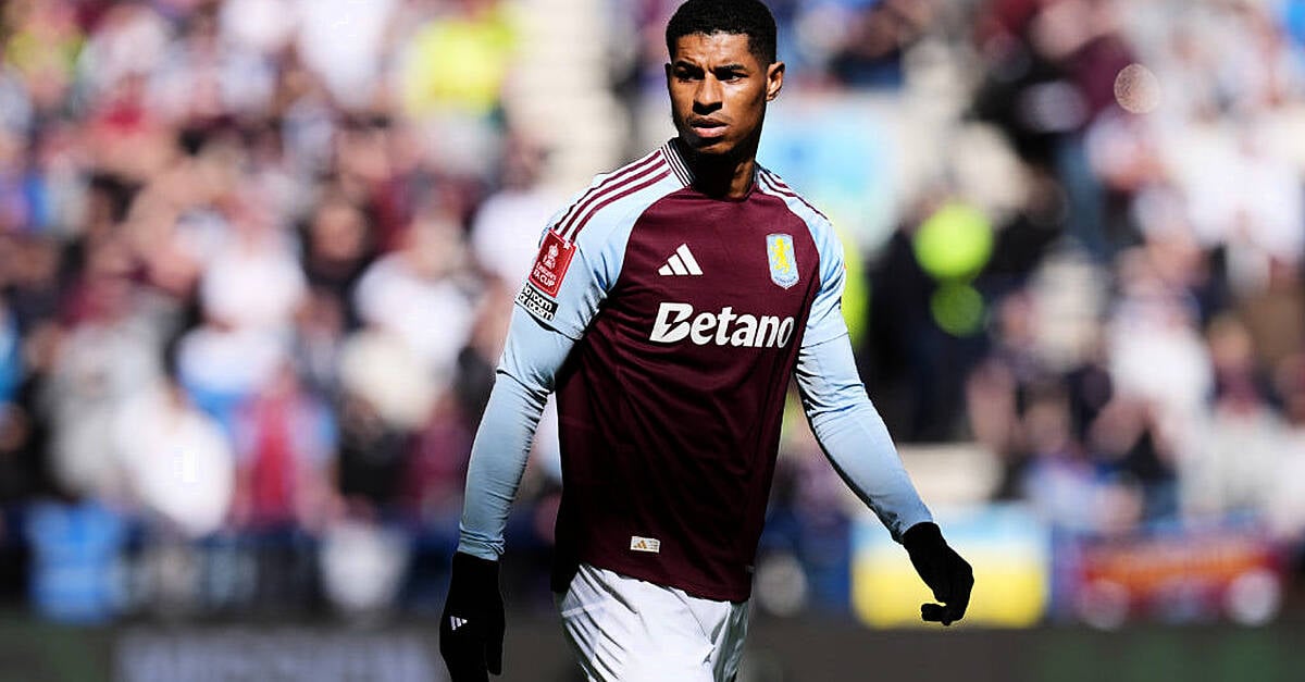 Marcus Rashford returns to Man Utd after Aston Villa decline option to buy