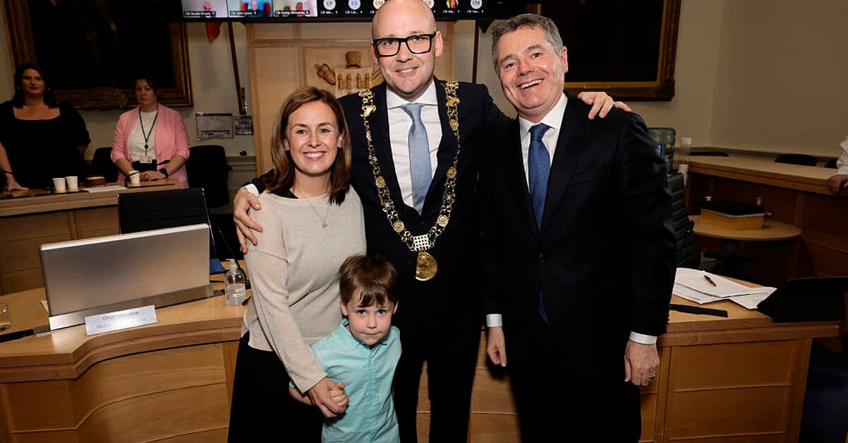 Councillor Ray McAdam elected as the new Lord Mayor of Dublin