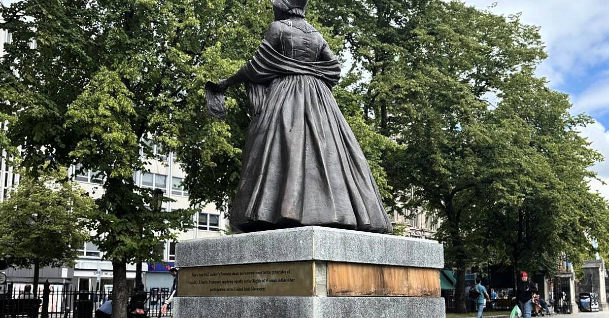 Dismay has been expressed after a statue of social activist