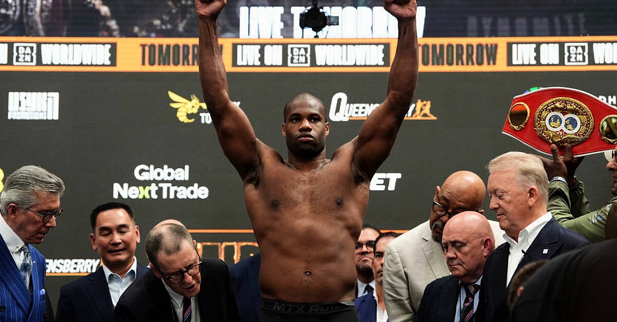 Daniel Dubois believes beating Oleksandr Usyk would put him among greats
