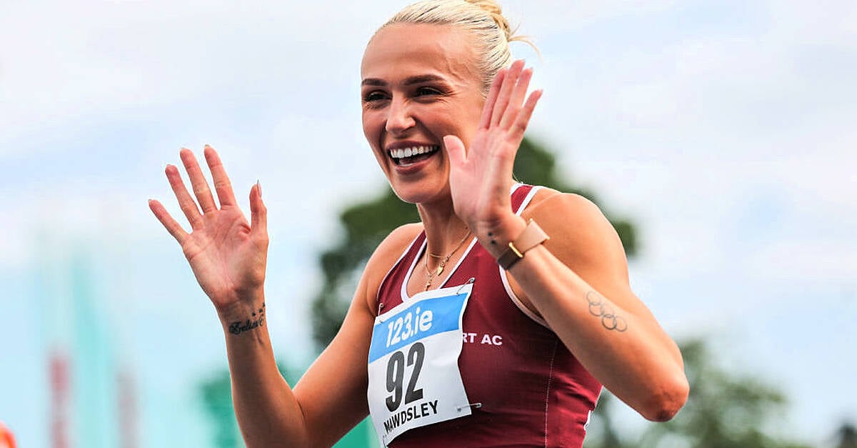 Sharlene Mawdsley основно ремонтиране Сара Лавин до награди на 200 м национално заглавие 