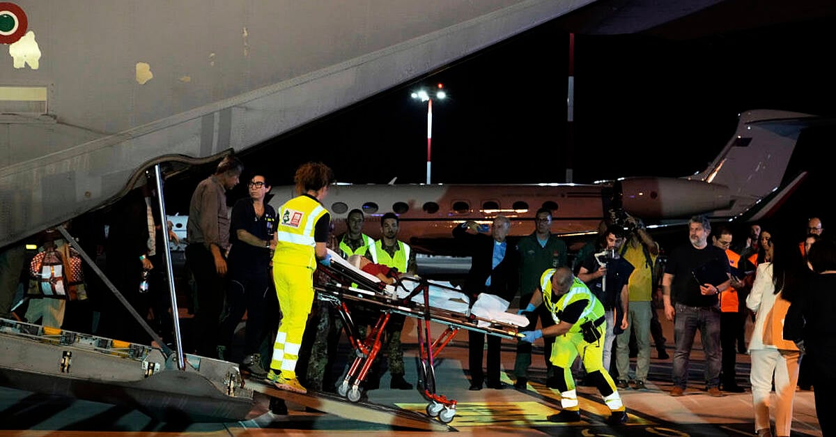 Woman from Gaza evacuated to Italy dies in hospital