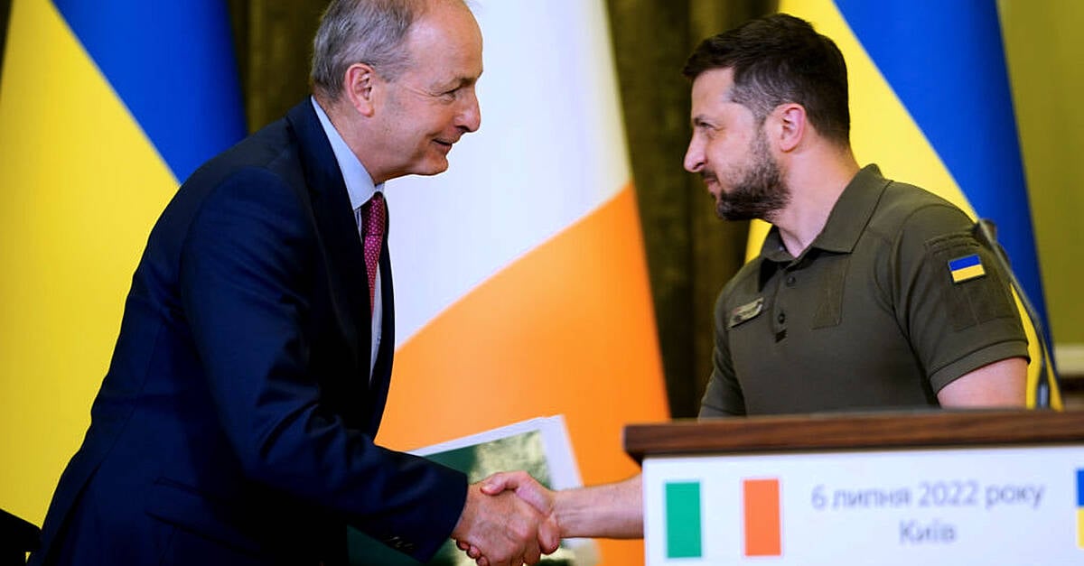 Ukraine needs long-term security guarantees, says Taoiseach