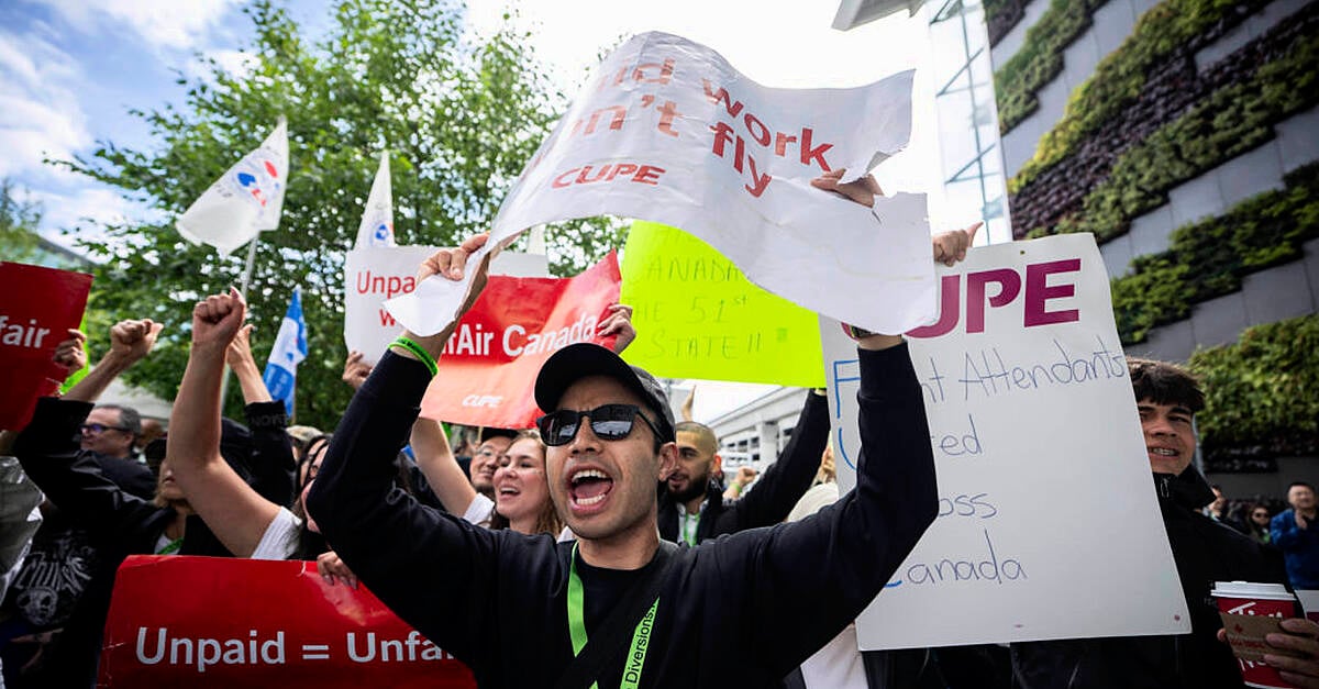 Strike by 10,000 Air Canada flight attendants declared illegal