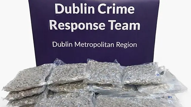 Man (20s) arrested after €500k of cannabis seized in Co Dublin