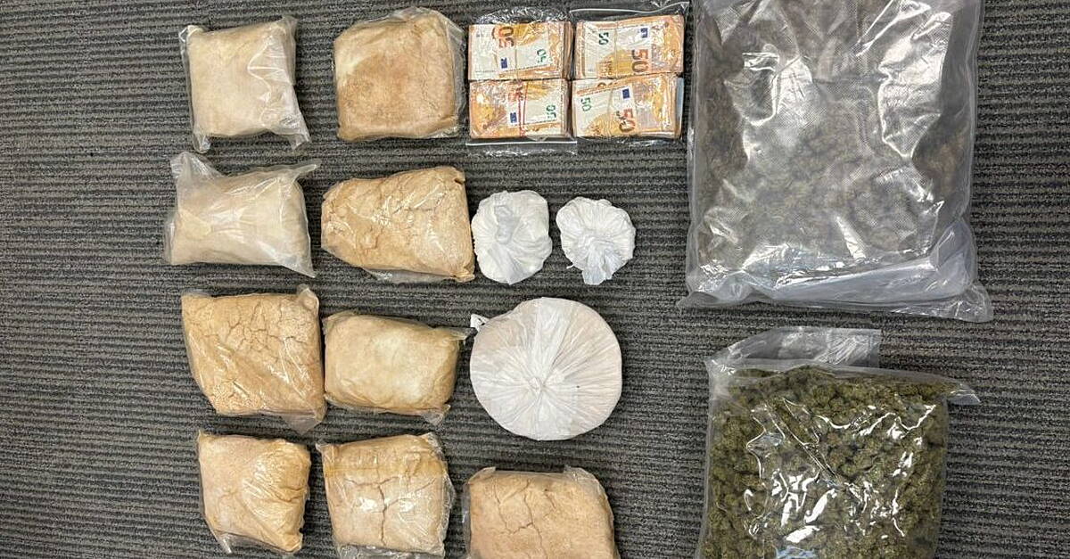 Man (30s) arrested after over €670k worth of drugs seized in Dublin