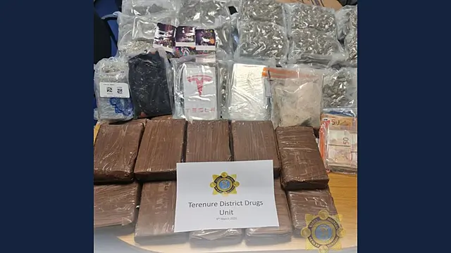 Over €1.6 million worth of drugs seized over two days in three counties
