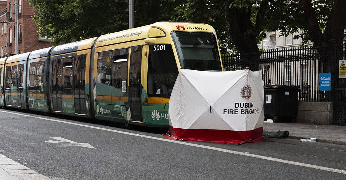 Man (70s) dies after being struck by Luas tram