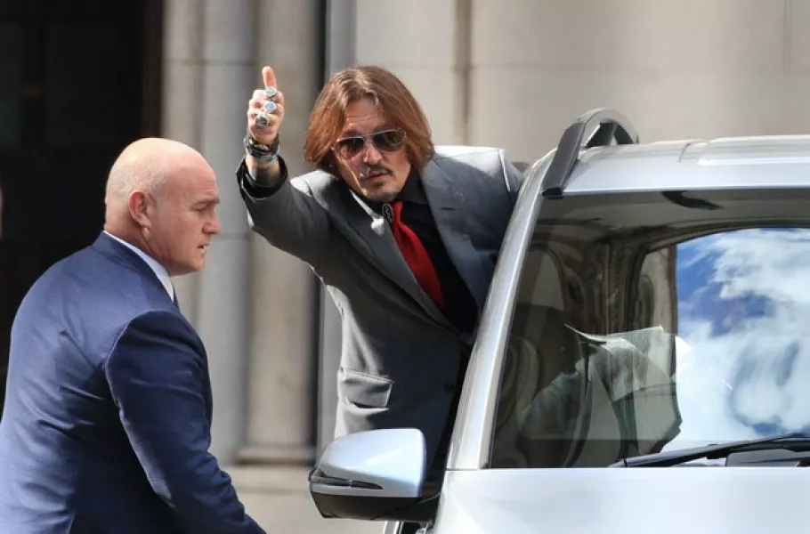 Johnny Depp’s libel action is now in its second week at the Royal Courts of Justice in London (Aaron Chown/PA)