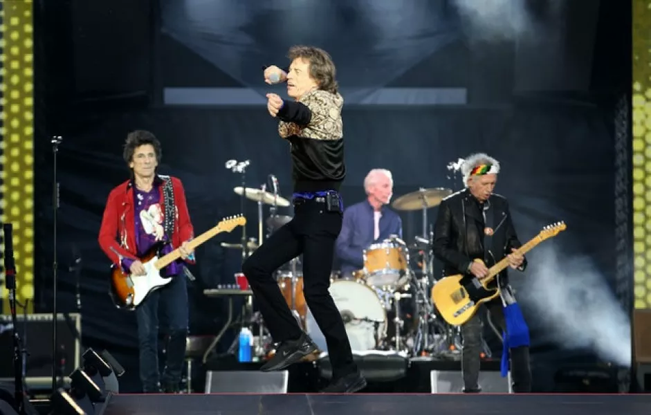 Ronnie Wood, Mick Jagger, Charlie Watts and Keith Richards of The Rolling Stones (Jane Barlow/PA)