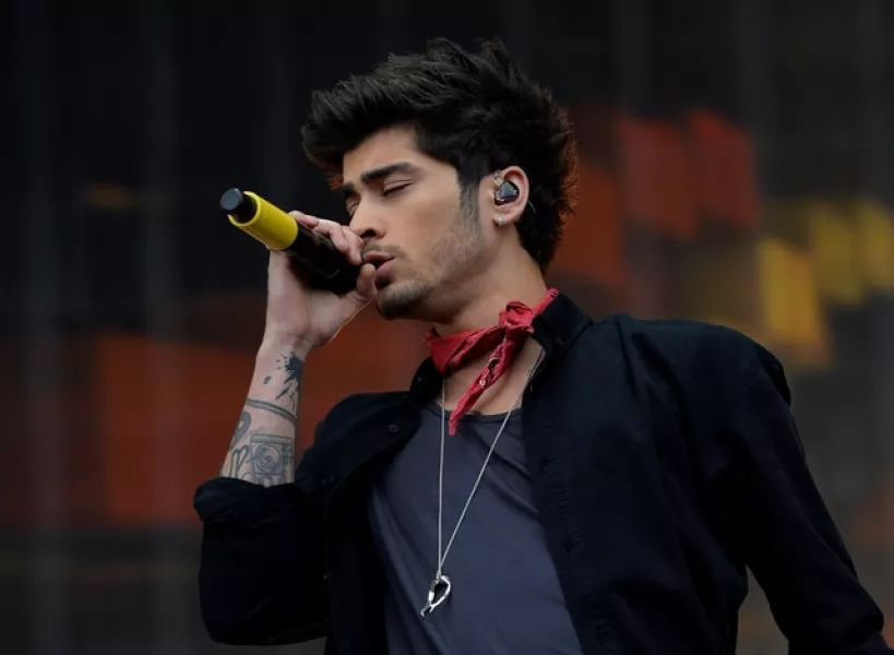 Zayn Malik has enjoyed some success as a solo performer and is expecting a child with Gigi Hadid (Mark Runnacles/PA)